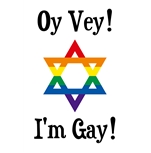 Oy Vay I'm Gay Sticker